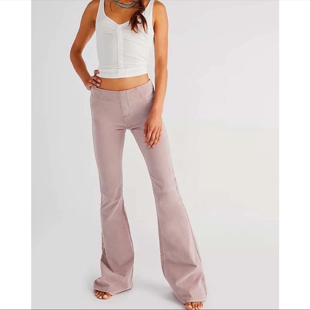 Free People Pull On Corduroy Flare